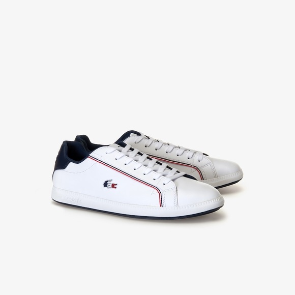 lacoste graduate leather sneaker